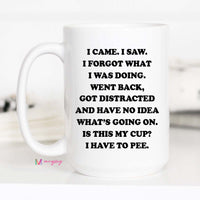 Forgot What I Was Doing Ceramic Mug