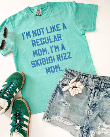 Skibidi Rizz Mom Graphic Shirt