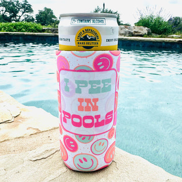 I Pee in Pools Slim Can Cooler SCC