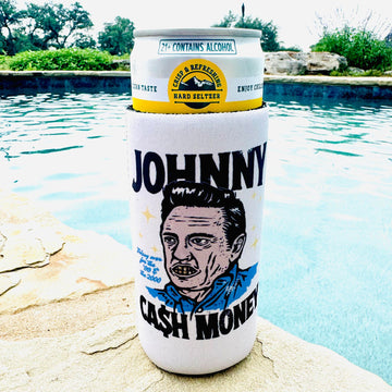 Johnny Cash Money Slim Can Cooler SCC