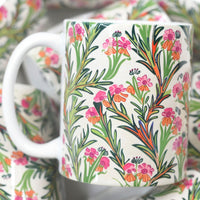 Spring Floral Full Wrap Set Mugs