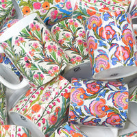 Spring Floral Full Wrap Set Mugs