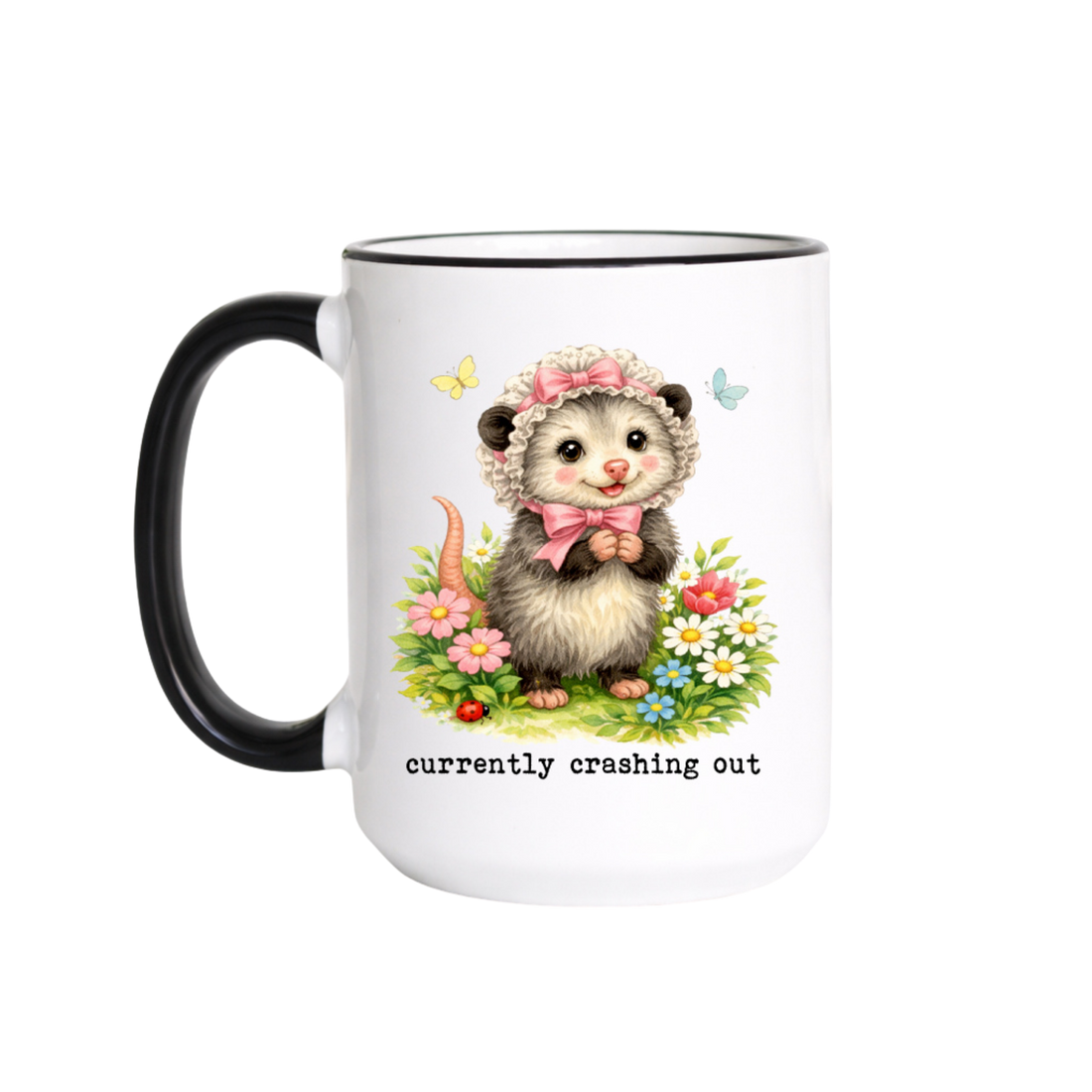 Currently Crashing Out Coffee Mug