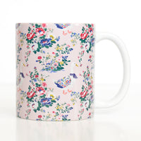 Floral Duck Coquette Mug