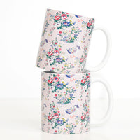 Floral Duck Coquette Mug