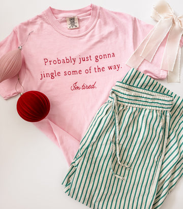 Jingle Some of the Way Christmas Shirt (Blossom)