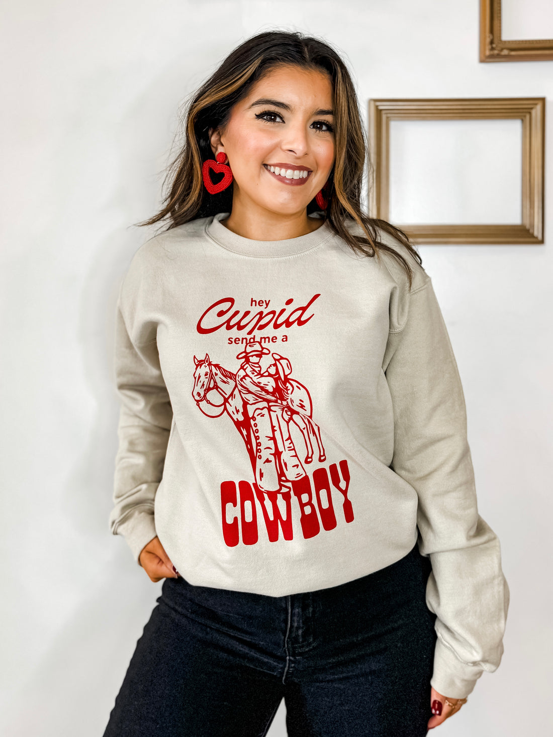 Hey Cupid Crewneck Sweatshirt