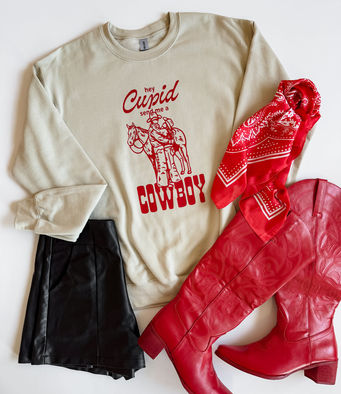 Hey Cupid Crewneck Sweatshirt