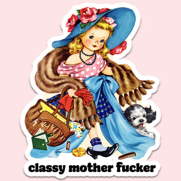 Classy Mother Fucker Sticker Decal