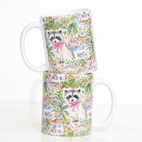 Coastal Raccoon Mug