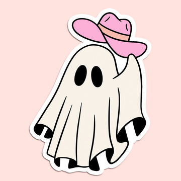 Cowboy Ghost Sticker Decal
