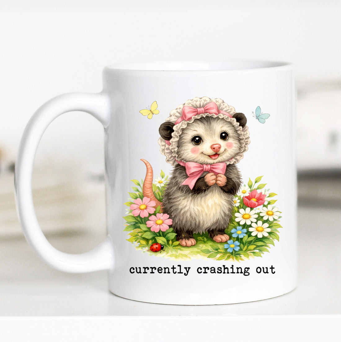 Currently Crashing Out Coffee Mug