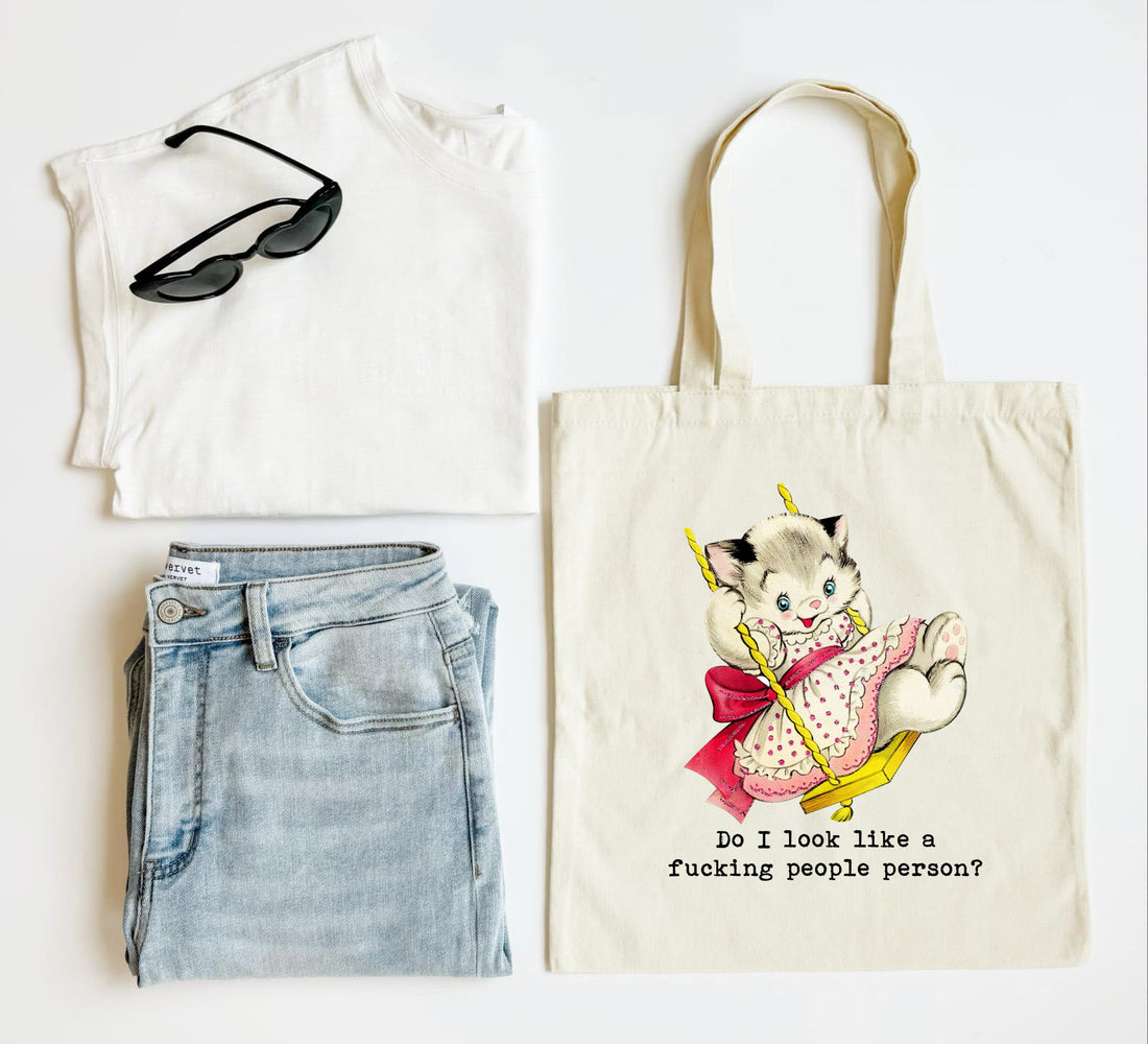 Do I Look Like a People Person Tote Bag
