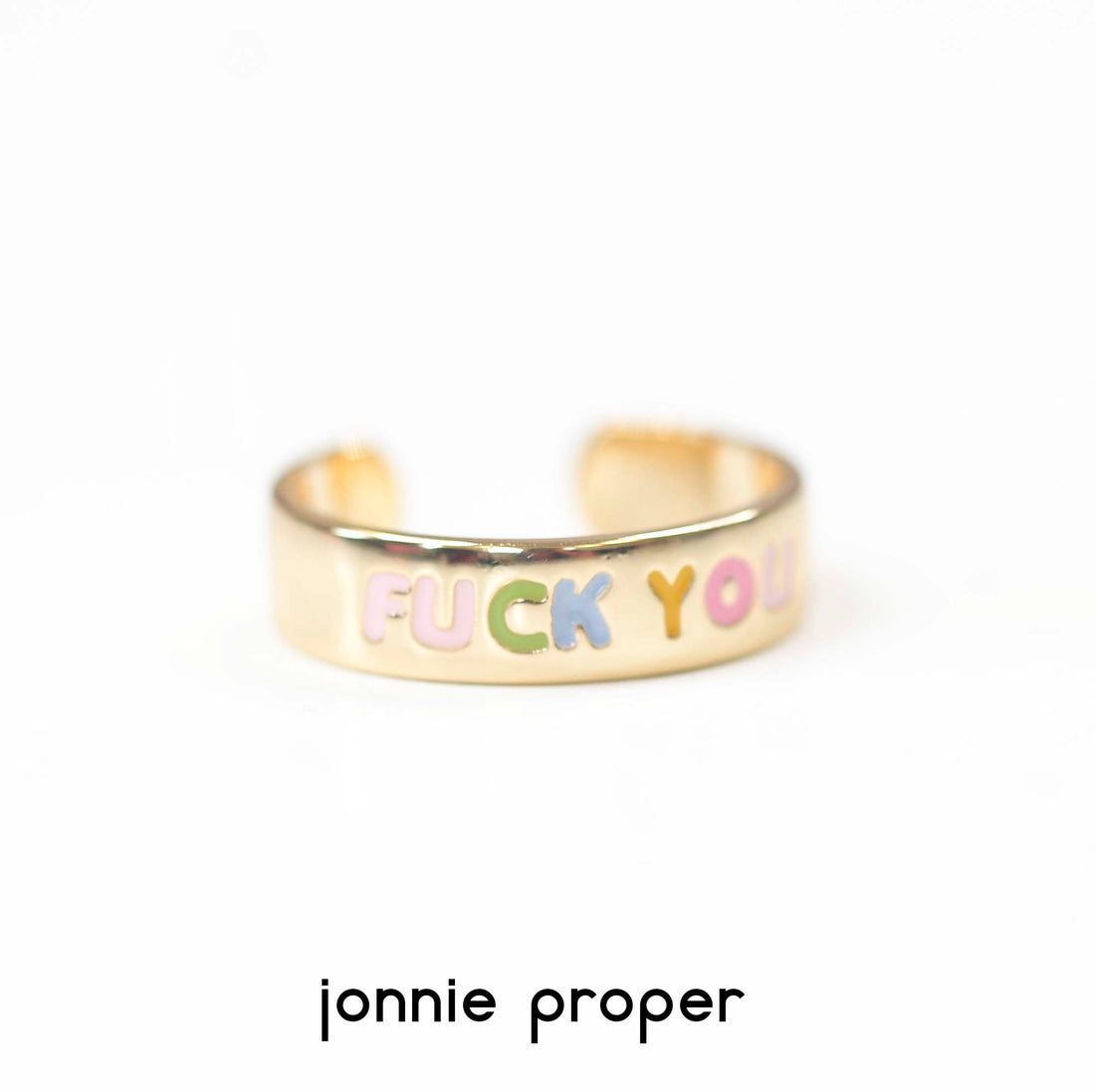 Fuck You Adjustable Ring