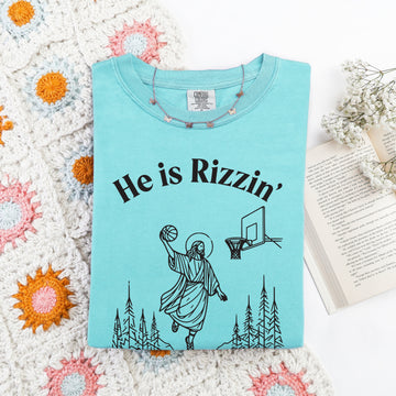 He is Rizzin' Mint Graphic Shirt, Easter