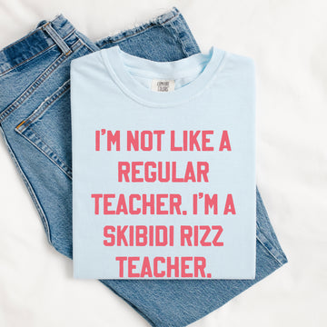 Skibidi Rizz TEACHER Graphic Shirt