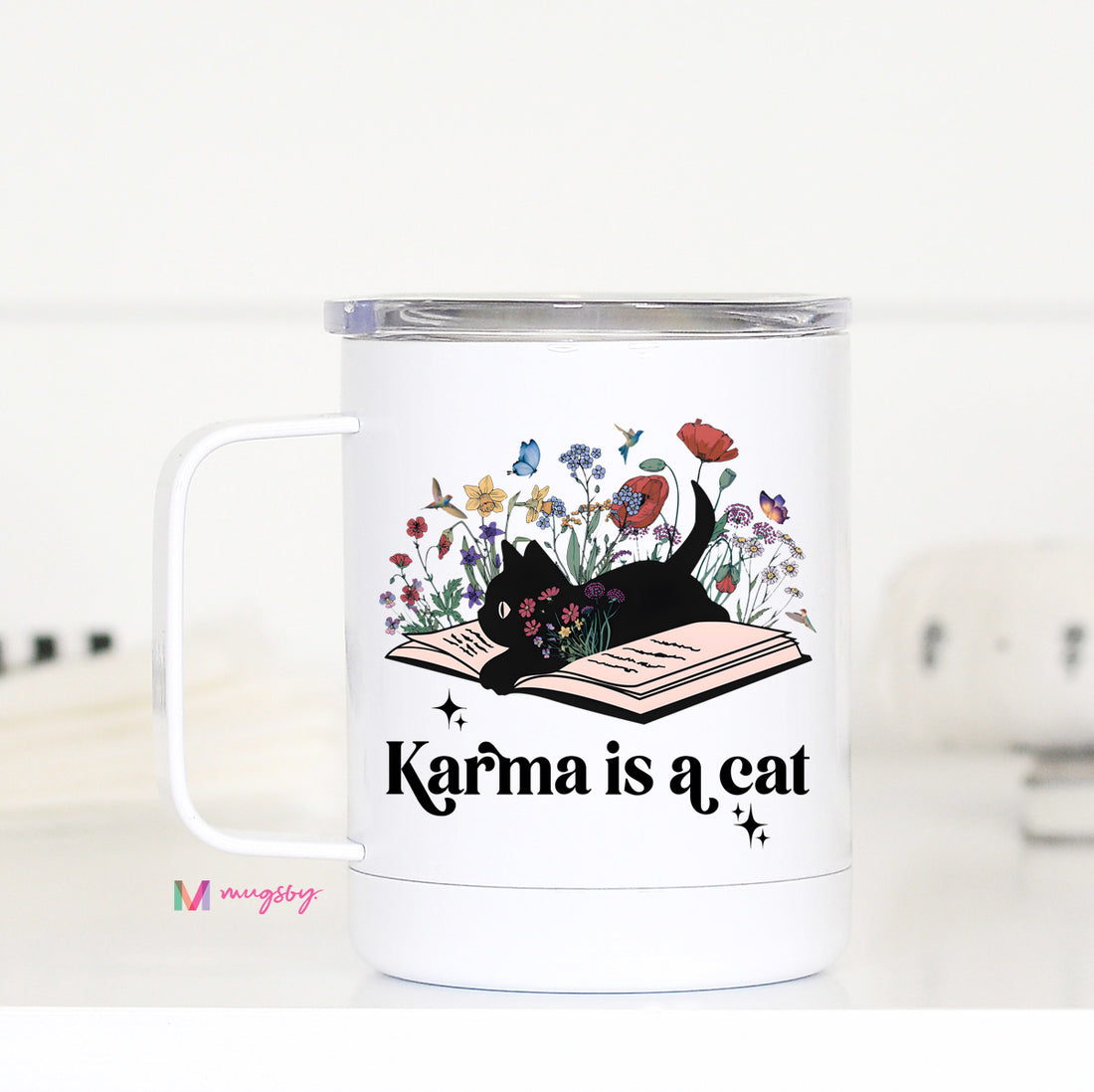 Karma is a Cat Travel Cup