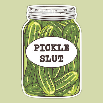 Pickle Slut Sticker Decal