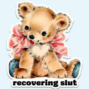 Recovering Slut Sticker Decal