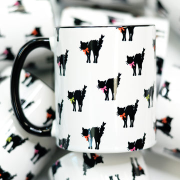 Scaredy Cat Ceramic Mug