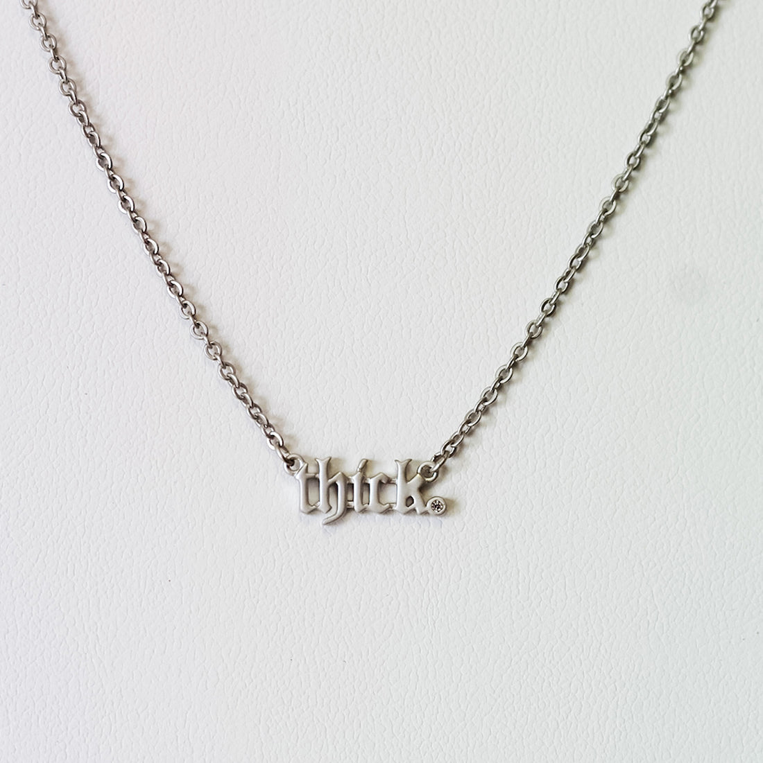 Thick Silver Necklace