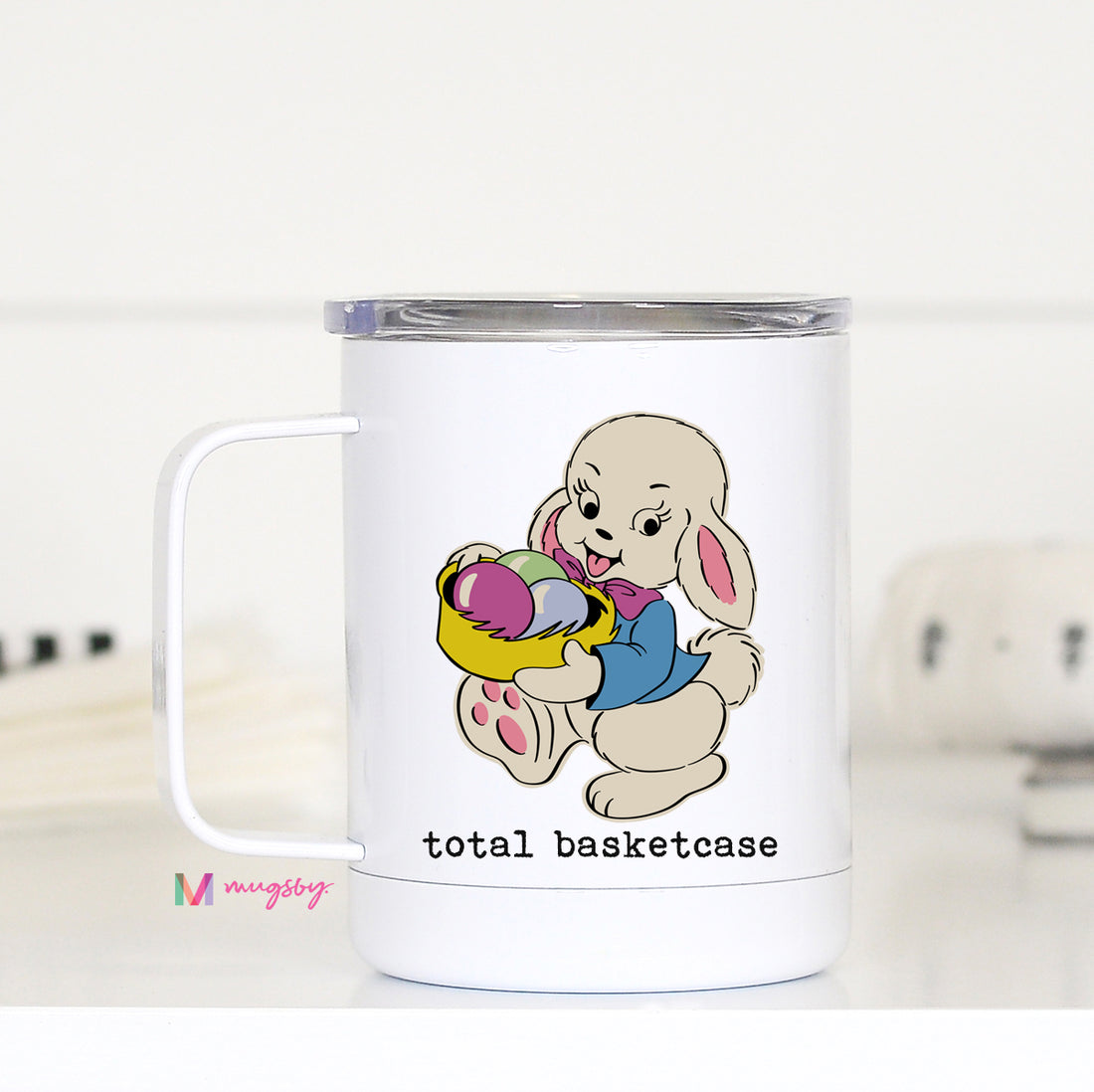 Total Basketcase Easter Travel Cup, Easter Tumbler