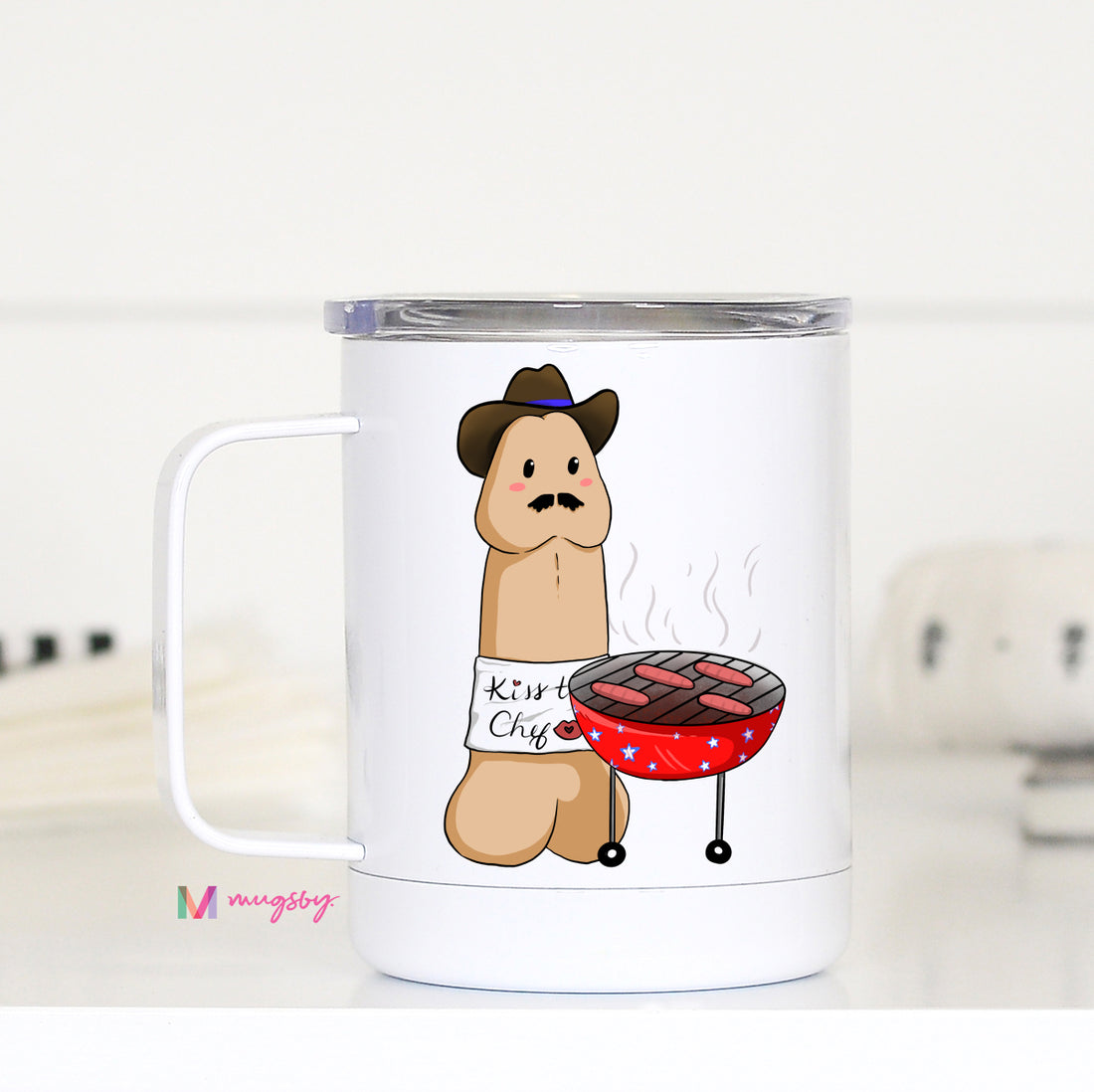 BBQ Dick Travel Cup